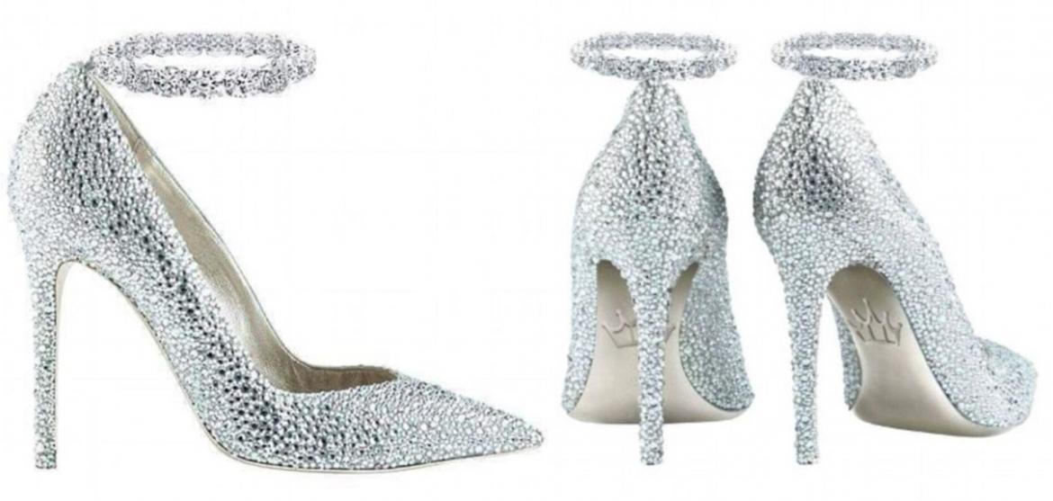 all diamond heels