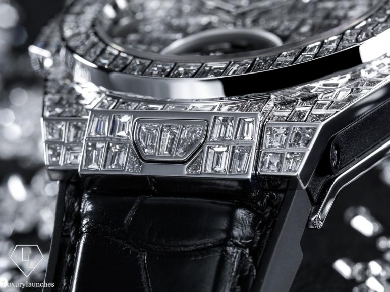 Hublot Big Bang Tourbillon Croco High Jewelry watch (2)