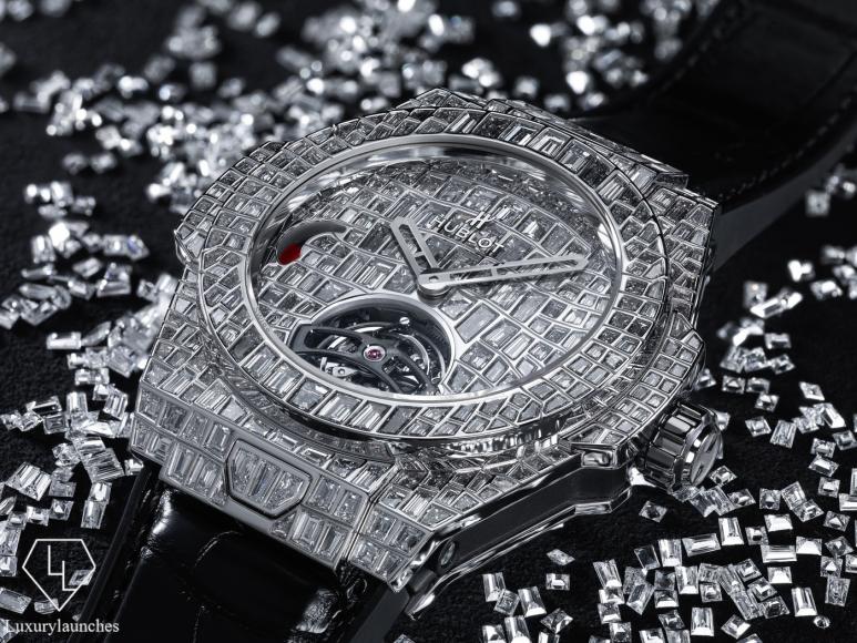 Hublot Big Bang Tourbillon Croco High Jewelry watch (3)