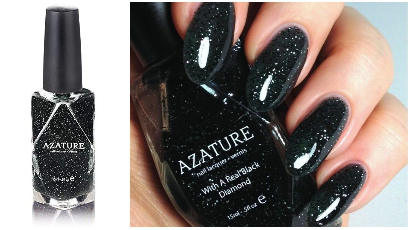 Made from black diamonds a single bottle of this nail polish costs more ...