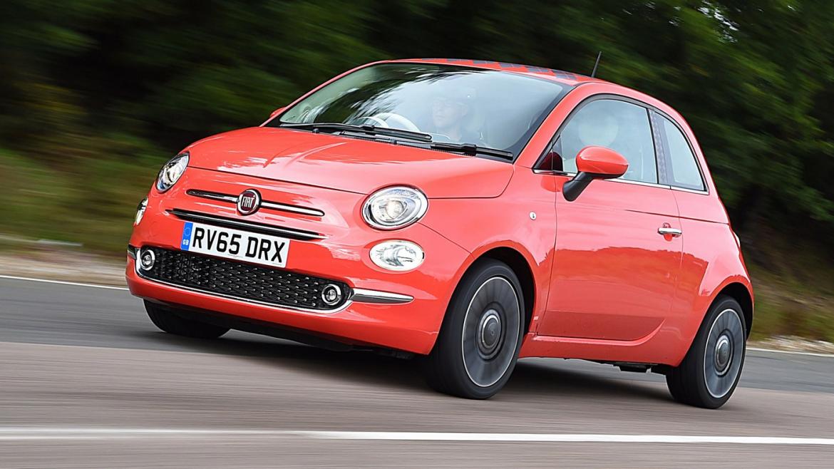 pink fiat 500 electric car