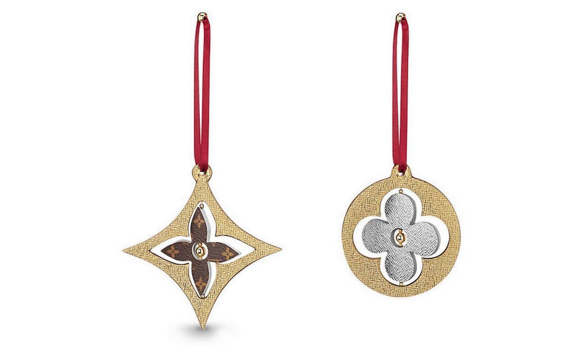 Decorate your Christmas tree with these classic Louis Vuitton monogramed flowers