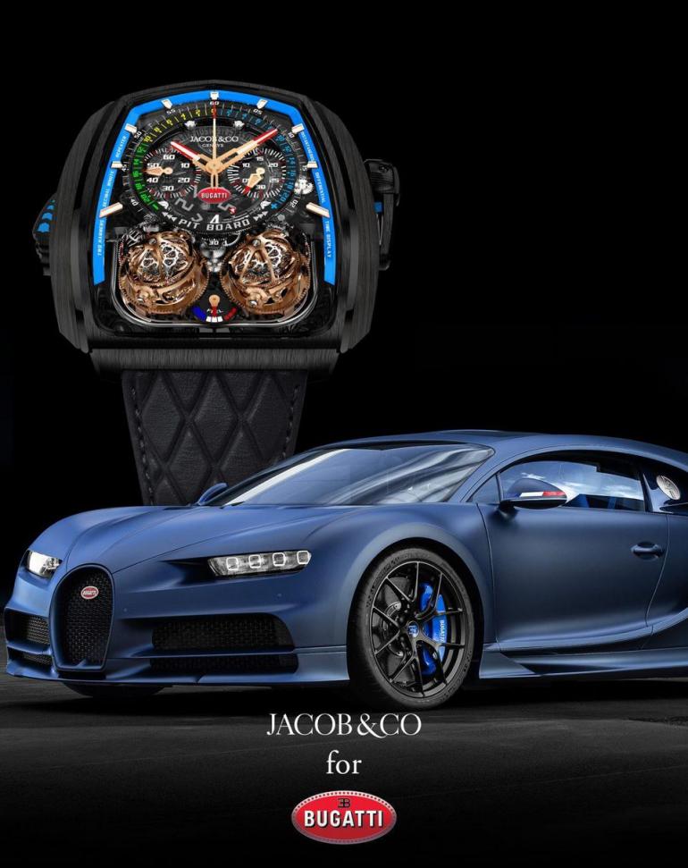 Jacob Co has partnered with Bugatti for this 525 000 timepiece