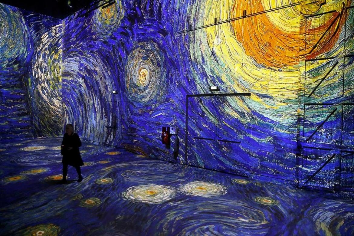 This digital museum in Paris has Van Gogh installation that you can literally walk into ...