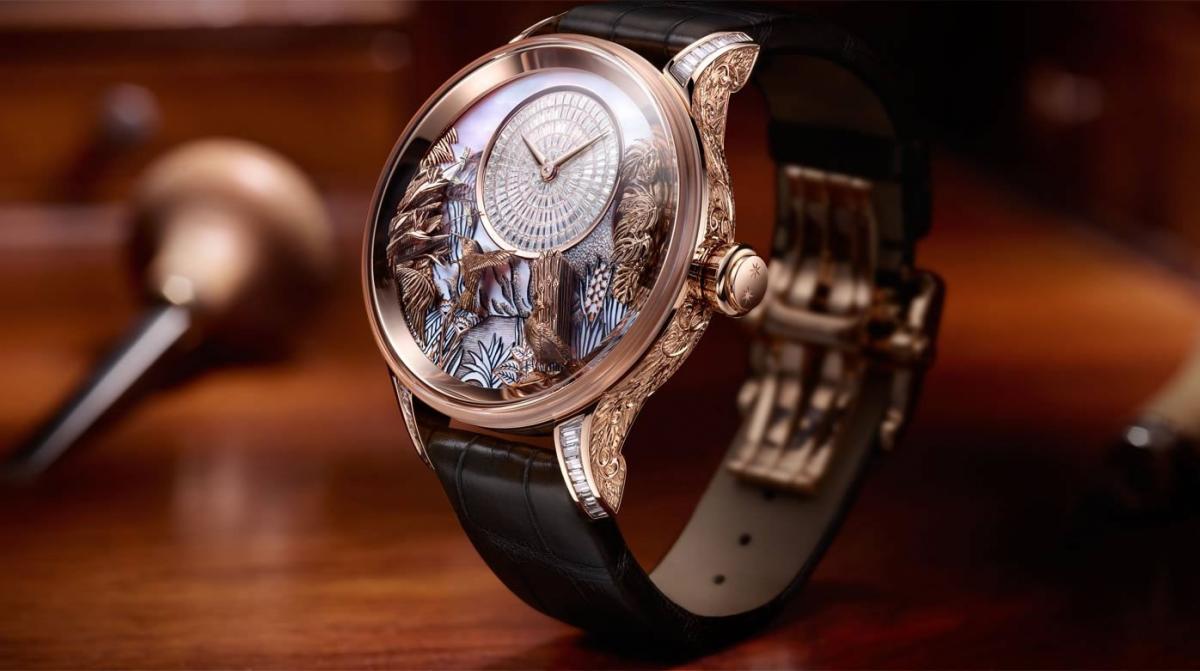 Jaquet Droz revealed one-of-a-kind Tropical Bird Repeater watch with seven animations and 216 baguette-cut diamonds