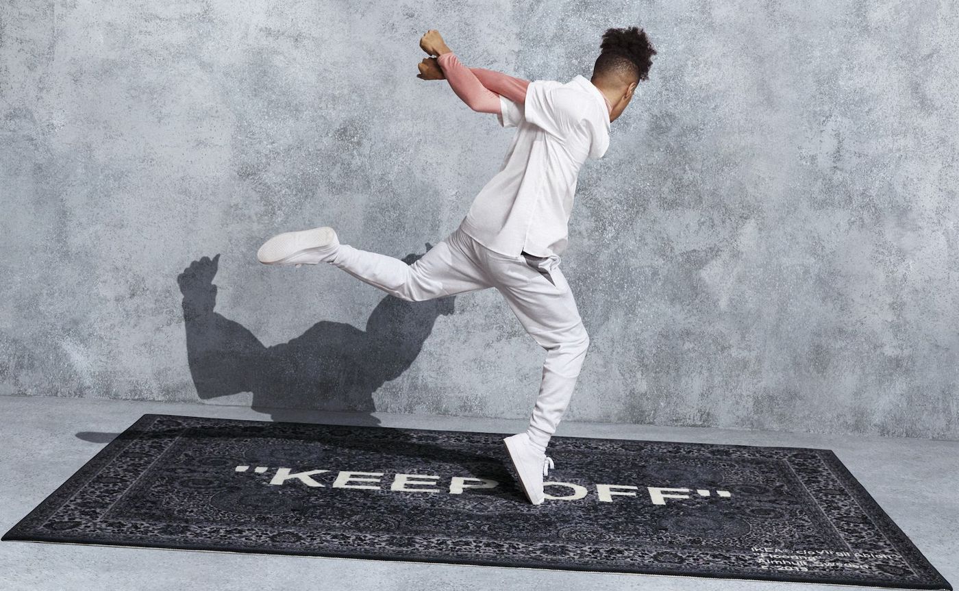 Louis Vuitton’s Virgil Abloh designed a $500 rug for IKEA and it sold out in just 5 minutes ...