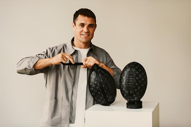 All Blacks Legend Dan Carter Unveils The Rugby Ball He Designed With Louis  Vuitton - GQ Middle East