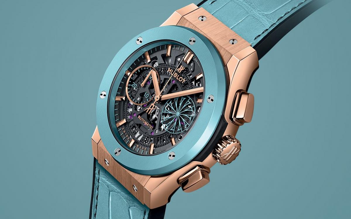 Hublot unveiled the 2019 edition of the Classic Fusion Mykonos timepiece