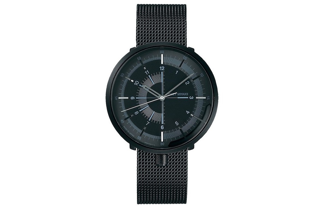 Issey Miyake has collaborated with Seiko for minimalistic mechanical watches