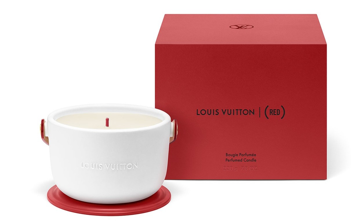 Louis Vuitton partners with (RED) for luxe candles to support the fight  against AIDS - Luxurylaunches