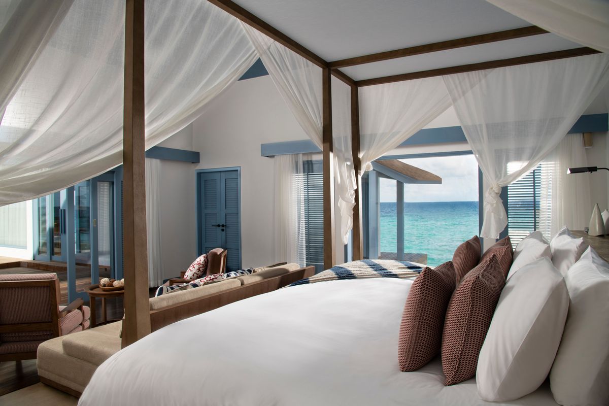 Suite of the week: Sunset overwater villa at the Raffles Maldives, a ...