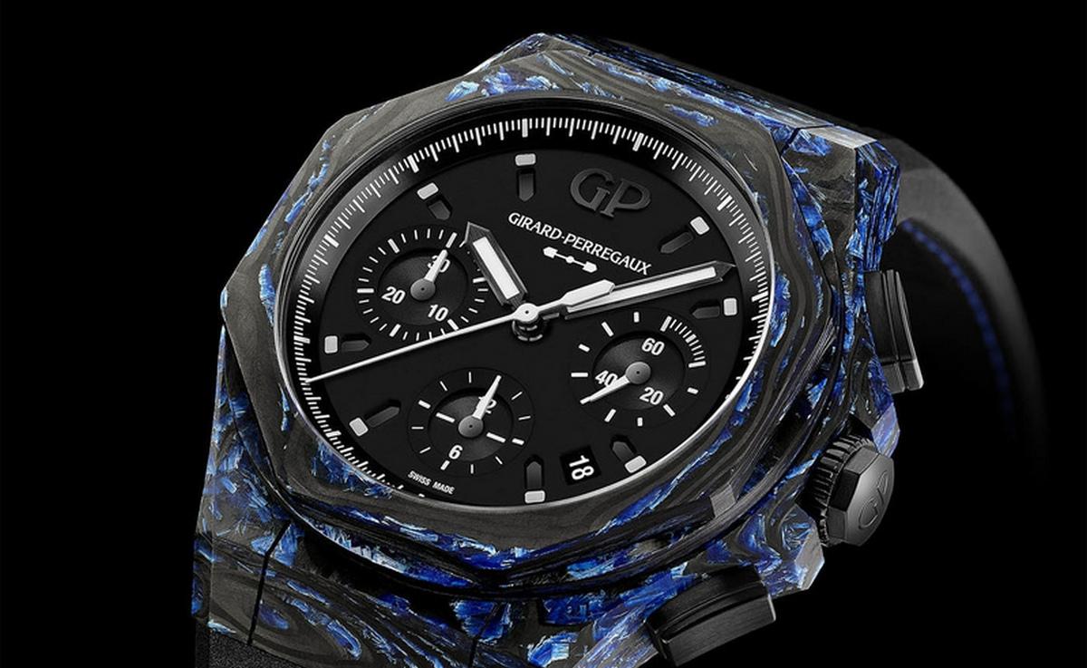 Girard-Perregaux?s limited edition Laureato Absolute Rock debuts the revolutionary Carbon Glass material