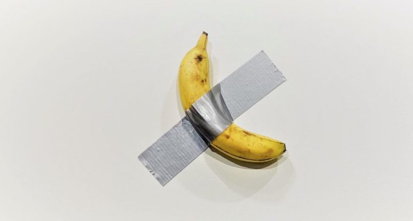 Картинки по запросу Banana wins: Duct-taped banana sells for a whopping $120,000 at Art Basel Miami