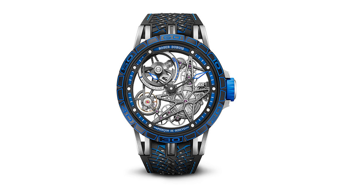 Roger Dubuis has teamed up with Pirelli to create a limited edition watch that pays an ode to their tyres