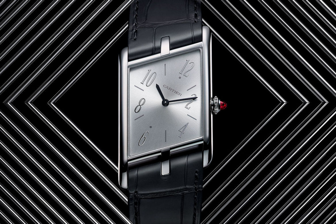 Giving time a whole new shape – Cartier introduces the Cartier Privé Tank Asymétrique in time-only and skeleton versions