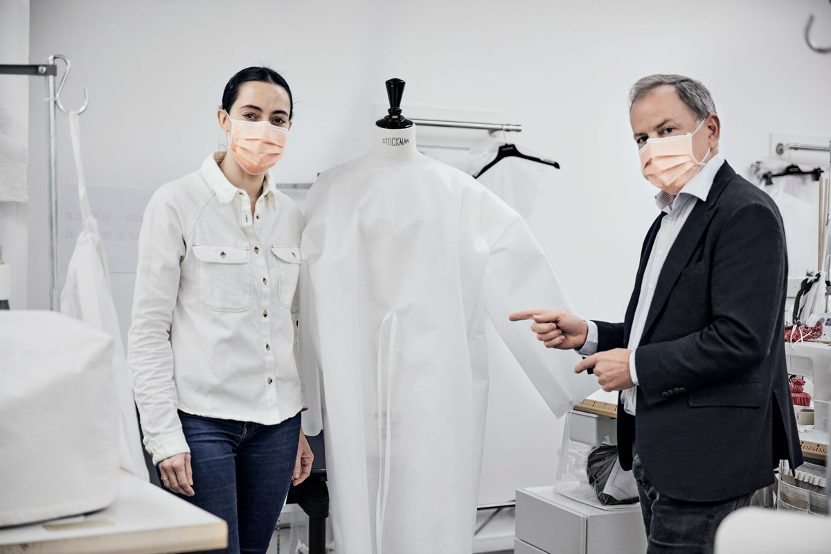 Louis Vuitton has reopened its workshop to make PPE masks and hospital gowns for COVID-19 ...