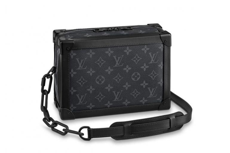 Louis Vuitton Mini Soft Trunk Bandana Monogram Blue in Cowhide Leather with  Silver-tone - US