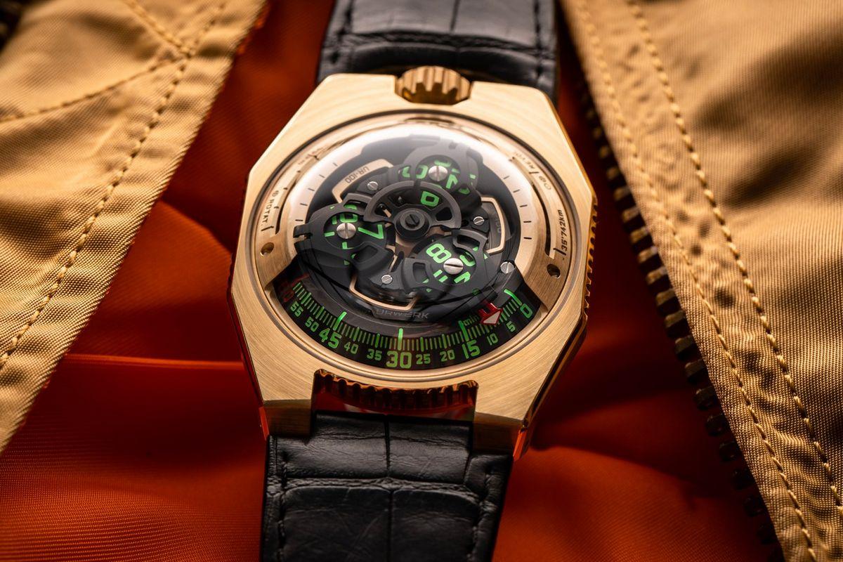 Urwerk releases a C-3PO-inspired UR-100 Gold Edition watch to celebrate Star Wars Day
