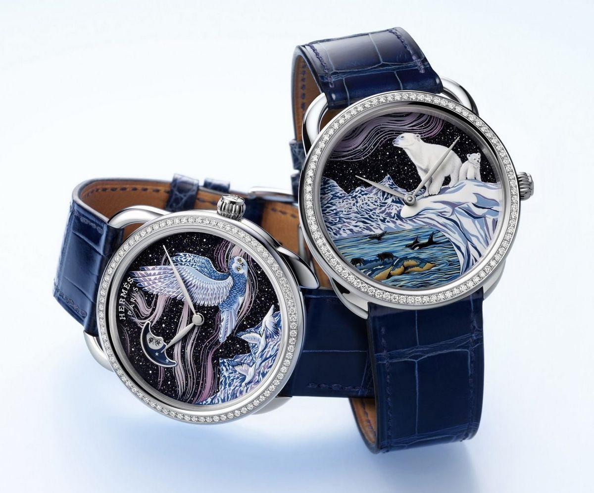 Hermès? latest Arceau watches beautifully capture the Canadian wildlife