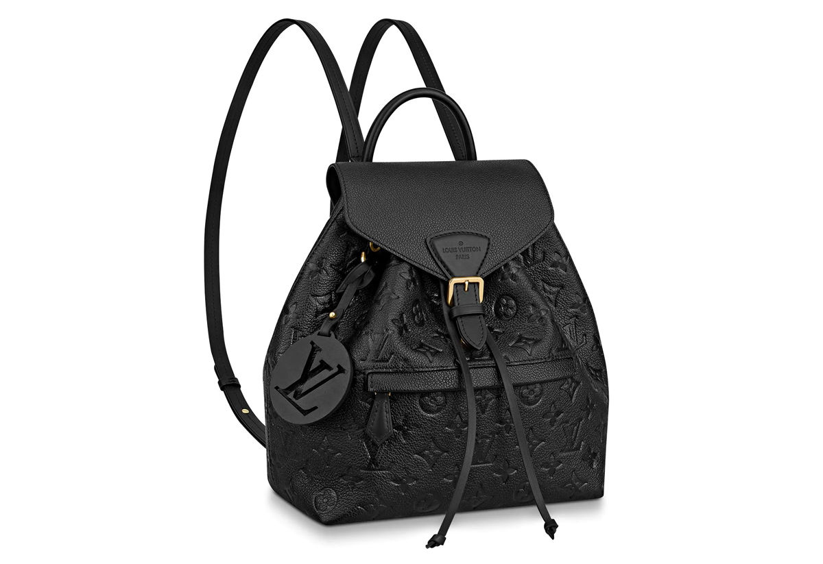 Black, creme, or turtledove, the revamped Louis Vuitton Montsouris Backpack looks awesome in all ...