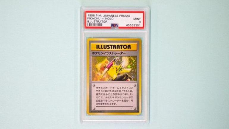 World's most valuable Pokémon card, Pikachu Illustrator, appears at