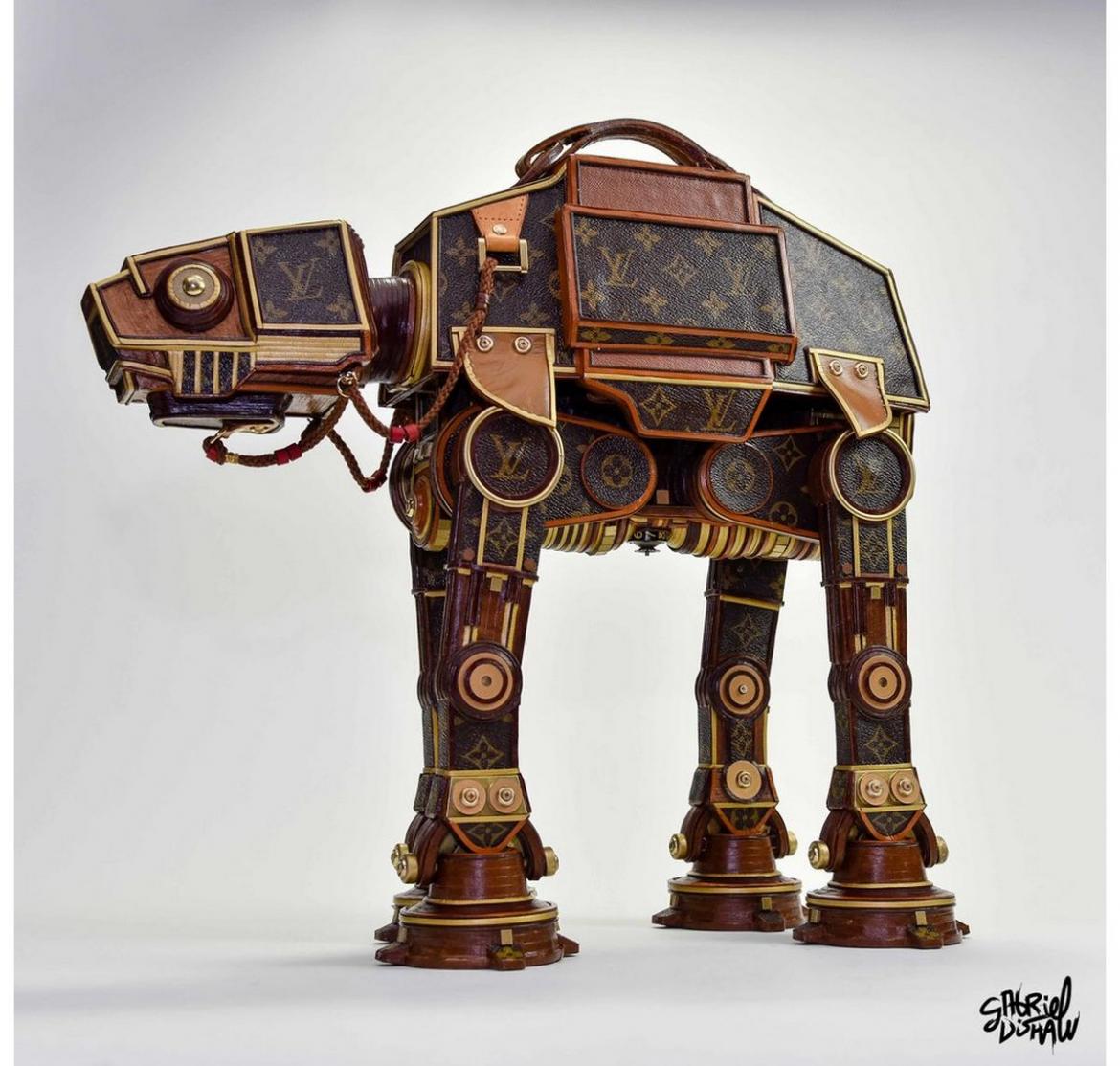 From the Mandalorian to R2D2 this American artist creates sculptures of  iconic Star Wars characters and drapes them in Louis Vuitton -  Luxurylaunches