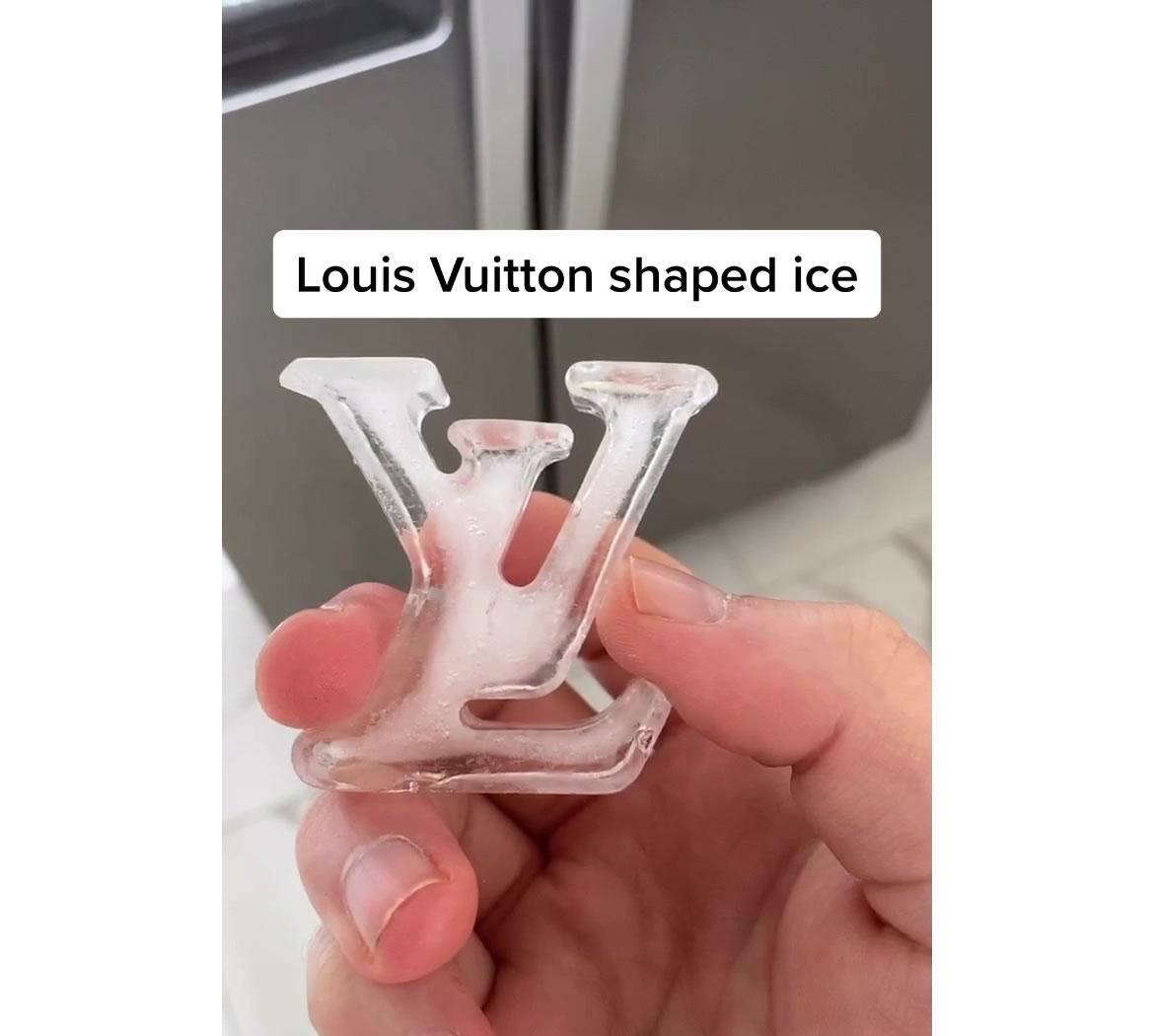Video - A refrigerator that dispenses Louis Vuitton shaped ice