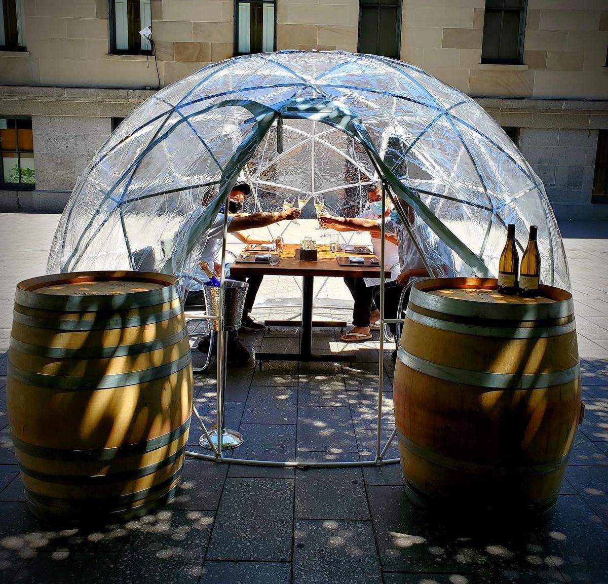 You can now dine inside ‘safe’ geodesic domes at this Michelin-Starred