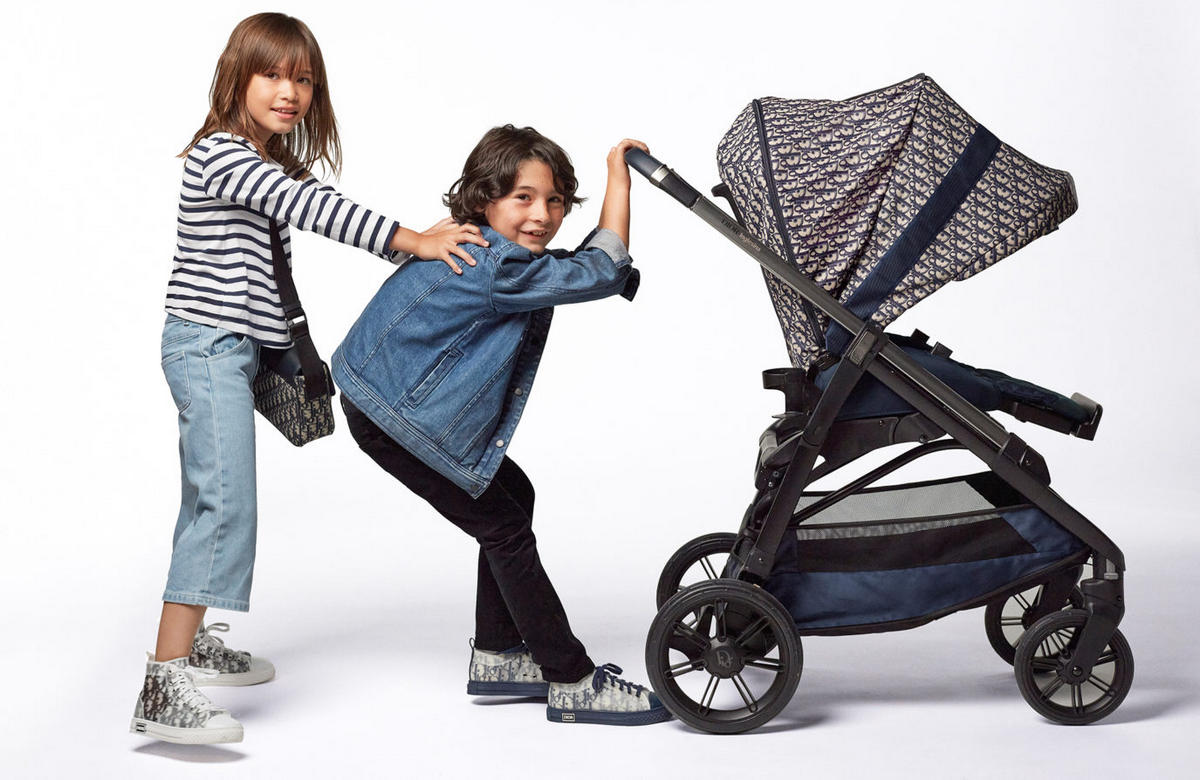 Dior releases it's first-ever baby stroller in collaboration with Inglesina  and it comes a matching diaper bag too - Luxurylaunches