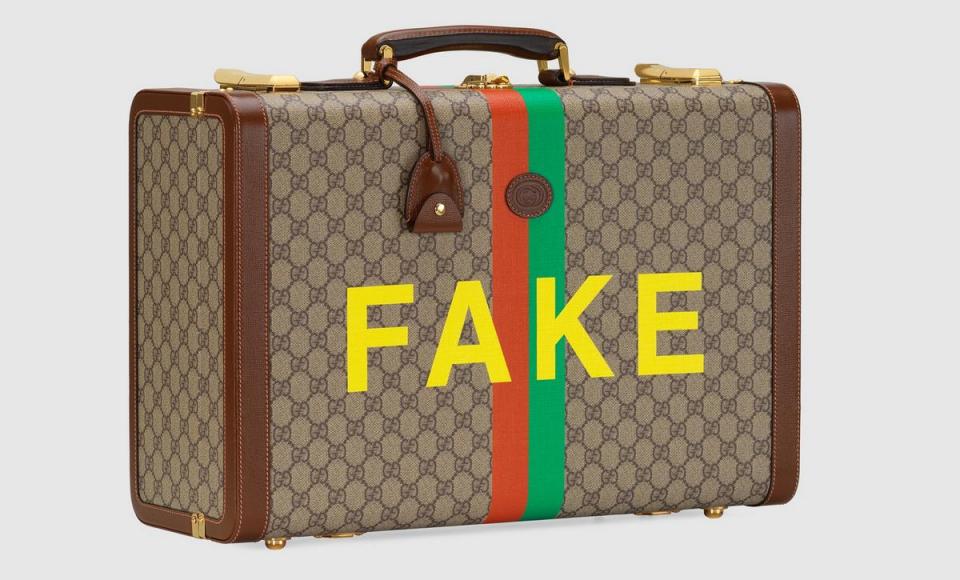 Gucci mocks counterfeit culture with its playful Fake/Not collection ...