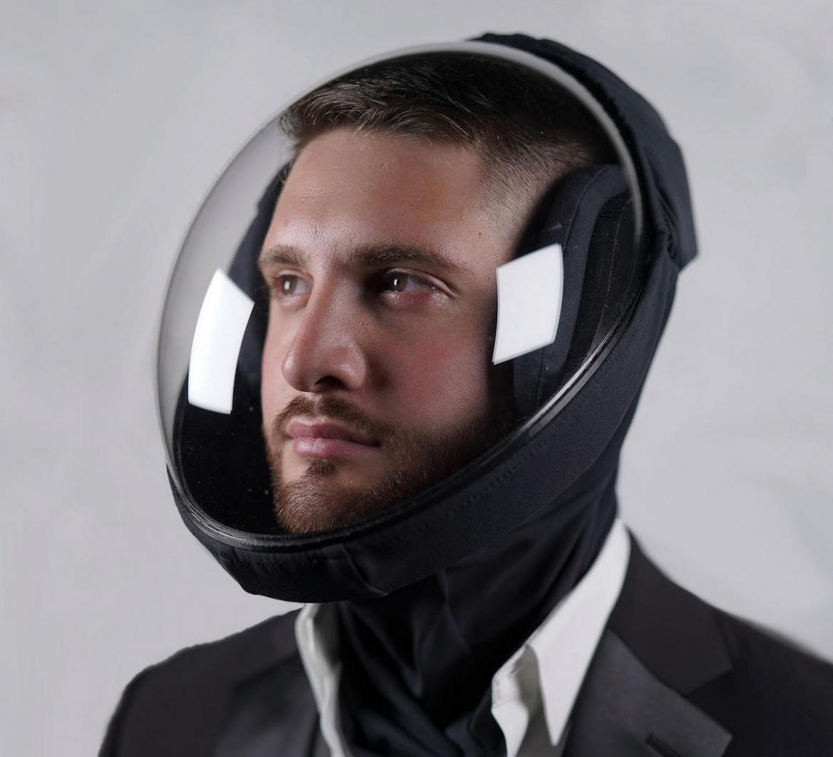 Why wear a mask when you can have this new space helmet style face mask  with built in fans - Luxurylaunches