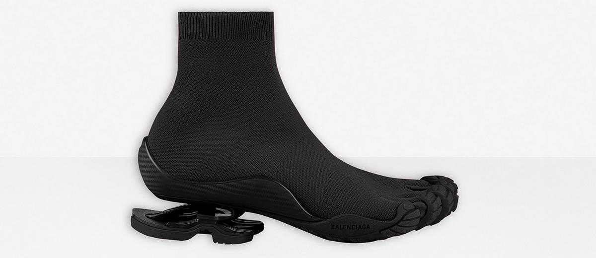 Have A Look At Balenciaga And Vibram S Eclectic Toe Heeled Shoes Luxurylaunches