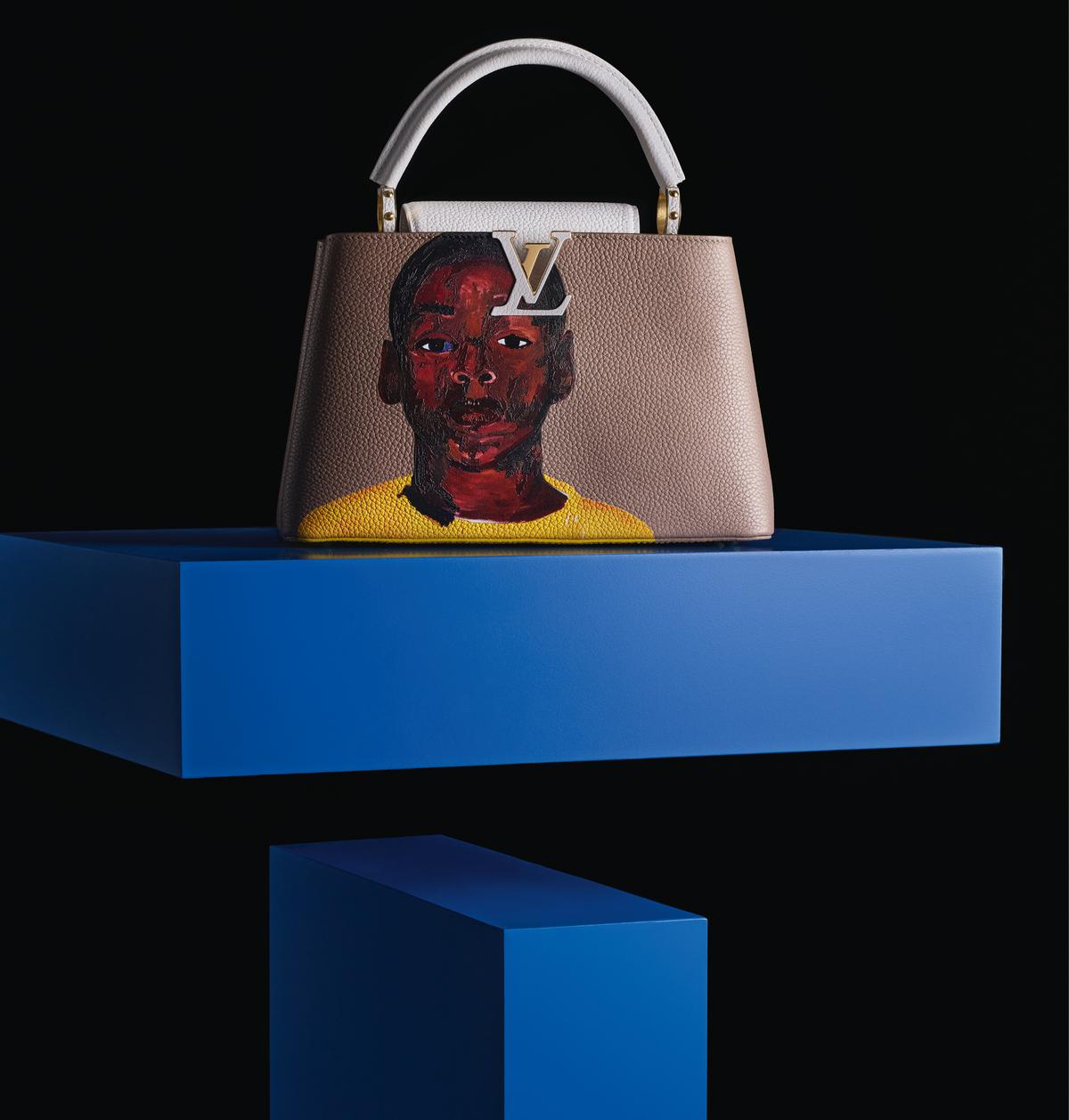 Louis Vuitton bag Capucines Pink Crocodile Leather 3D model