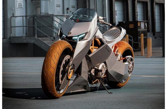 This Lamborghini motorcycle concept is a carbon-clad sports cruiser