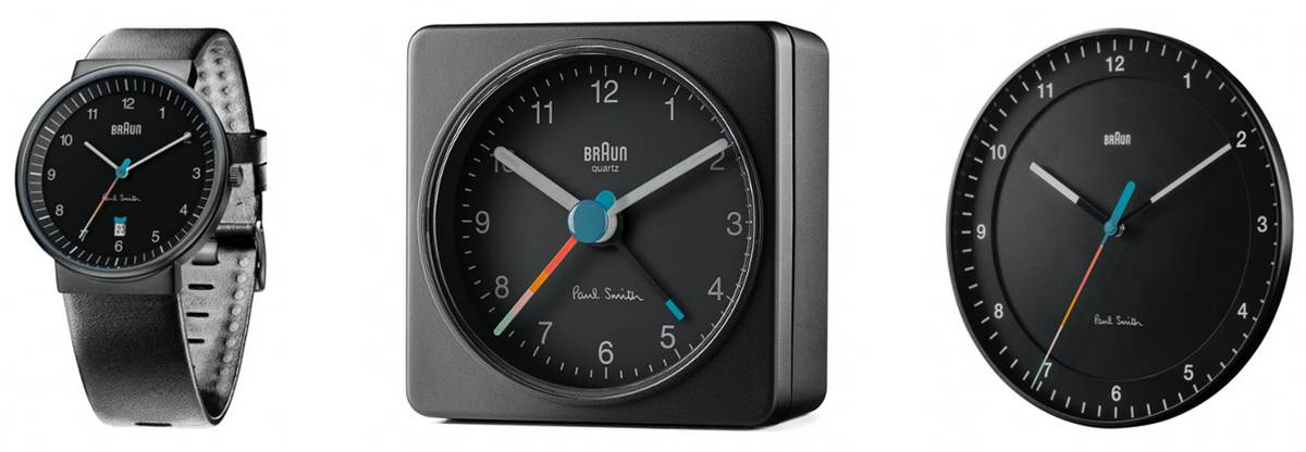 Paul Smith and Braun join forces for an exclusive trio of timepieces