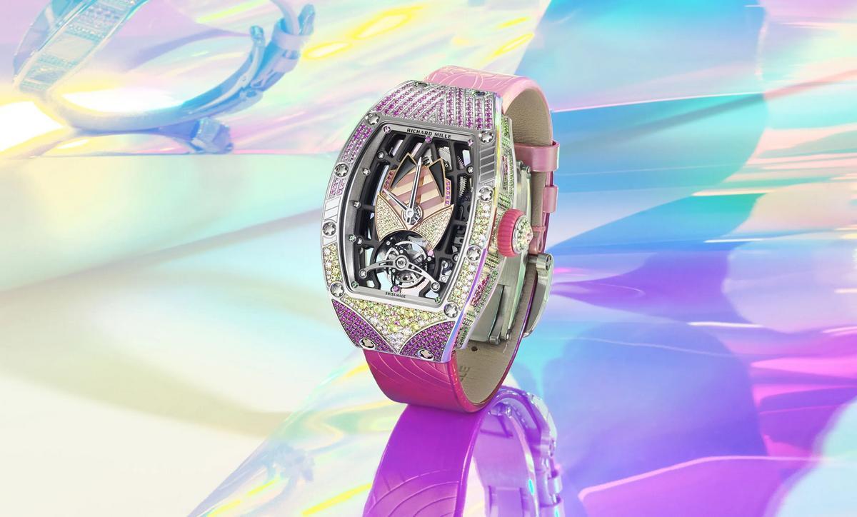 The Richard Mille RM 71-02 Automatic Tourbillon Talisman collection brings back to life the swinging 70’s