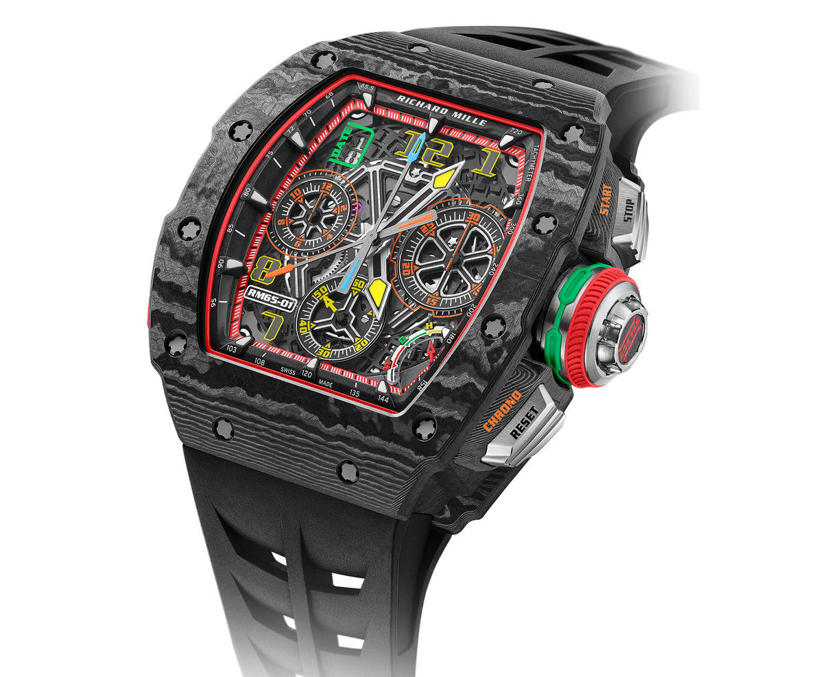 Richard Milles New RM 65 01 Automatic Split Seconds Chronograph Watch 