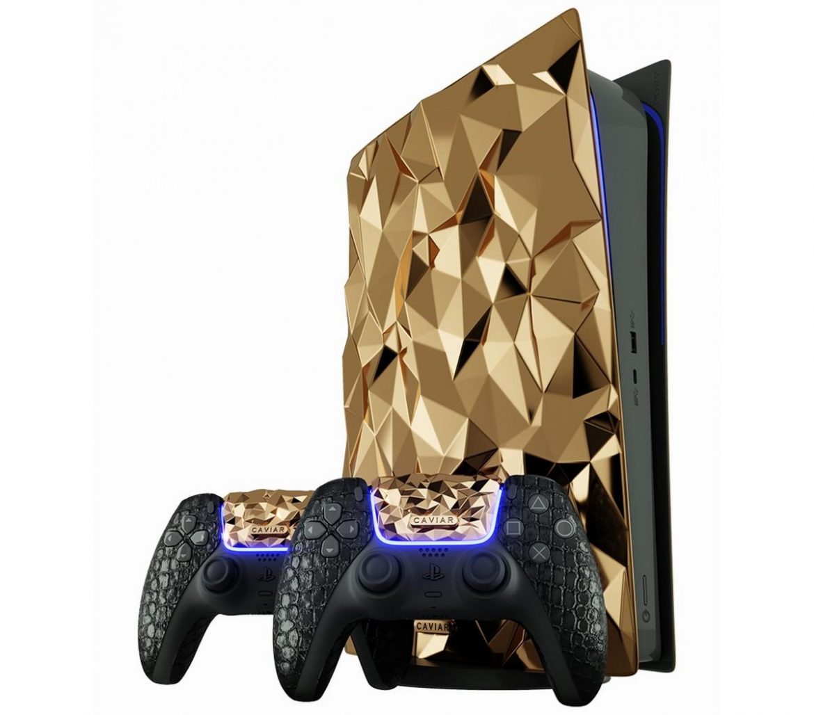 The mother of Playstations - This PS5 is with 30 kg of pure gold and $1.8 - Luxurylaunches