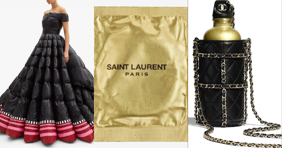 From Moschino's oversized lighter bag to Chanel's $5800 water bottle, these  are the 5 most insane fashion accessories of 2020 - Luxurylaunches