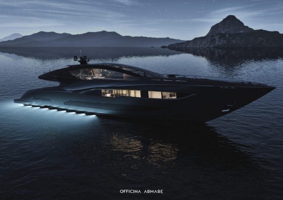Aptly named BadGal this sleek and sporty 141-Foot concept yacht is ...