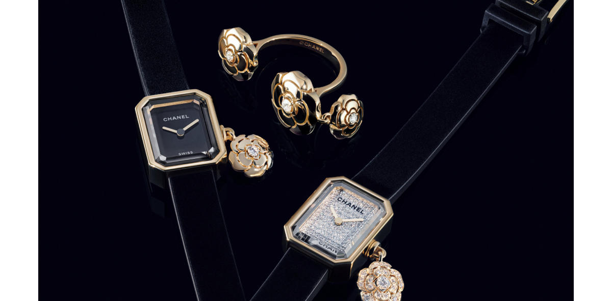 Show the love this Valentine?s Day with Chanel?s limited edition, ultra-feminine, charm clad, Premiere Extrait de Camelia watches