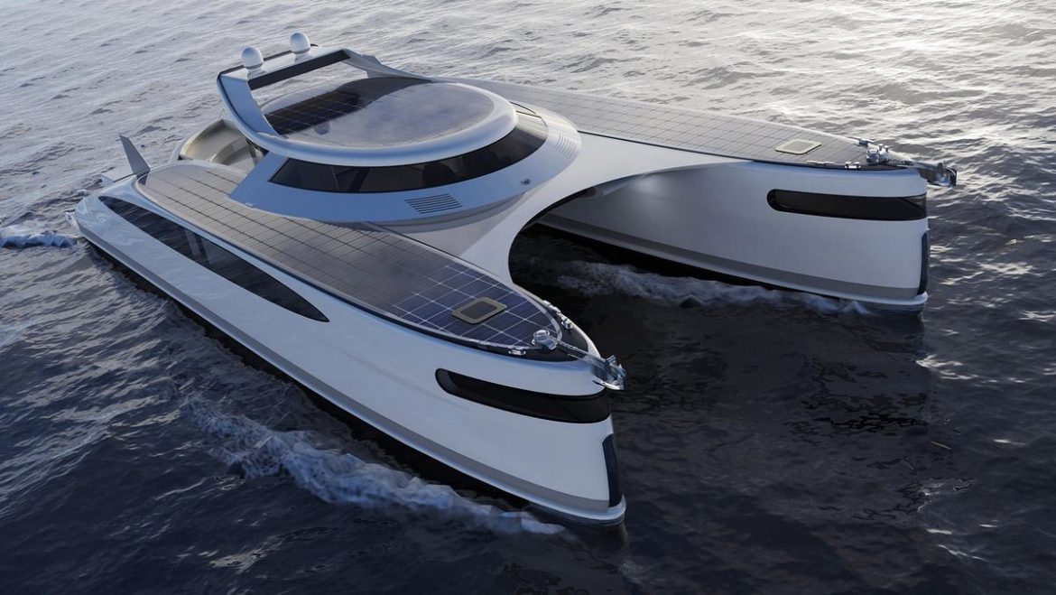 hybrid power catamaran