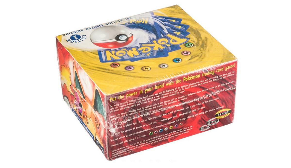pokemon cards base set booster box