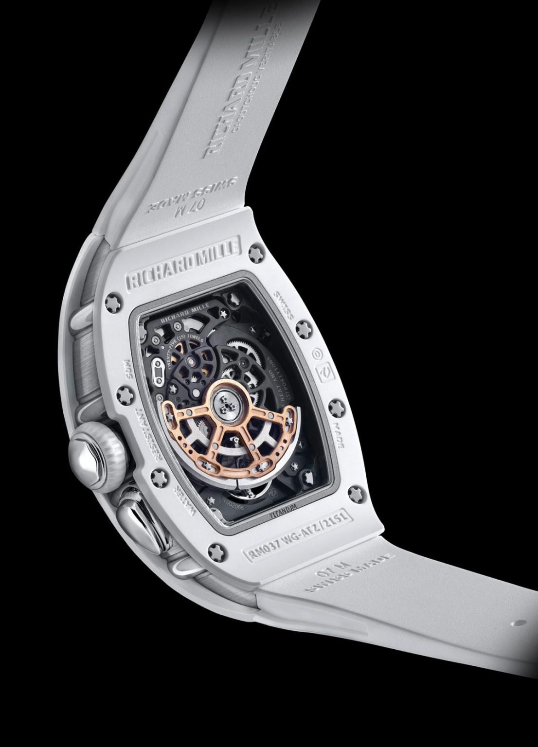 Richard Mille has introduced a $180,000 ladies watch in white ceramic