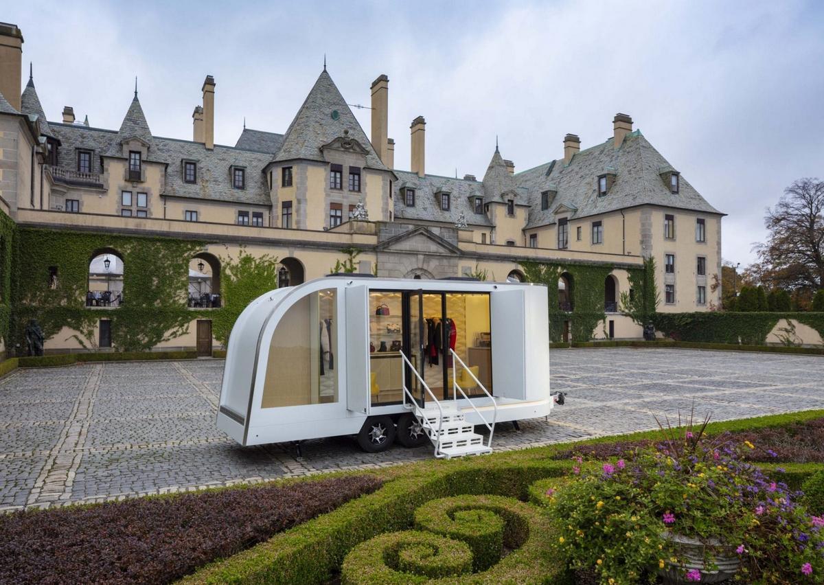 Louis Vuitton takes boutique on wheels to customer's doorsteps