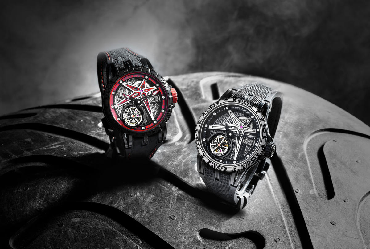 Roger Dubuis introduces a trio of flying tourbillon watches in a smaller 39mm case