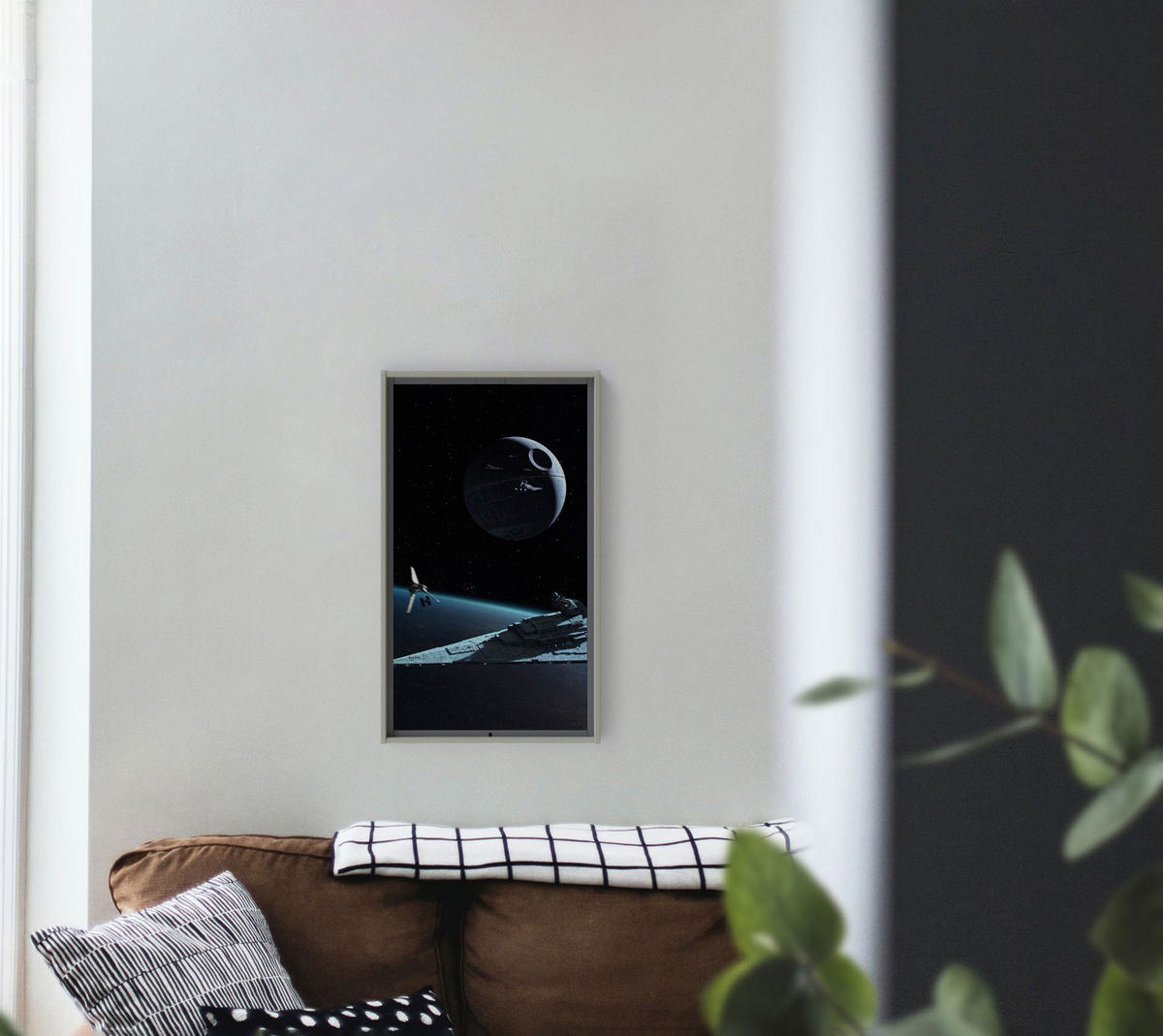 Wake Up To The View Of The Death Star With This Star Wars Themed Limited Edition 4k Smart Digital Display Luxurylaunches