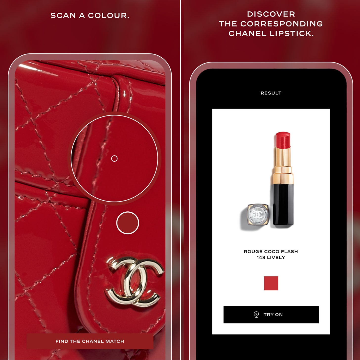 Esta app de Chanel te ayuda a encontrar el tono de lipstick perfecto