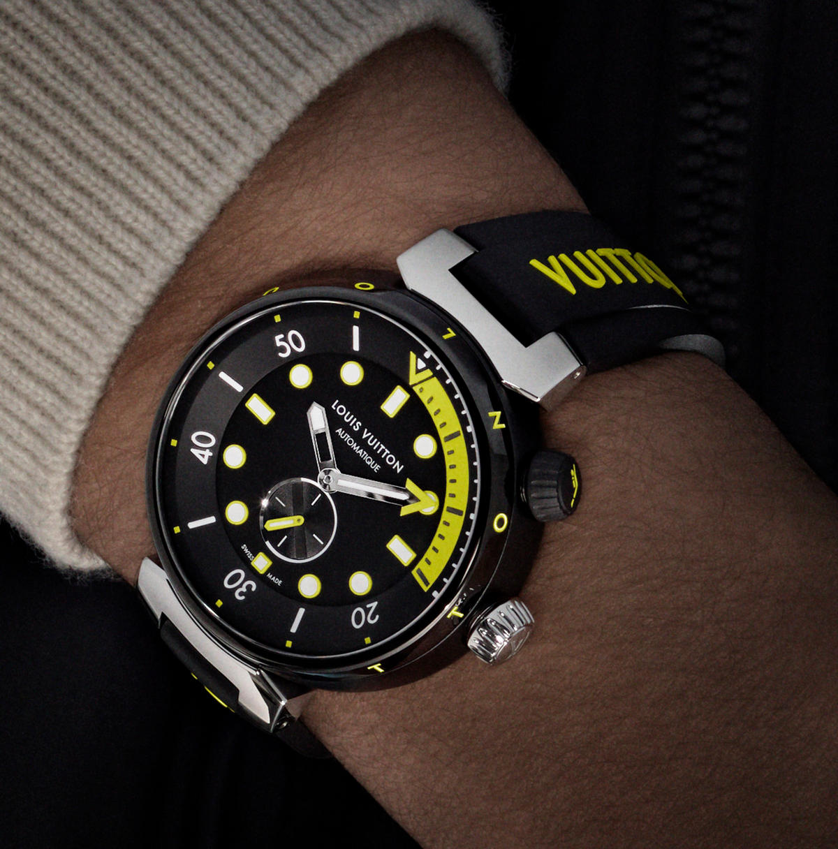 Louis Vuitton reimagines the traditional dive watch design with