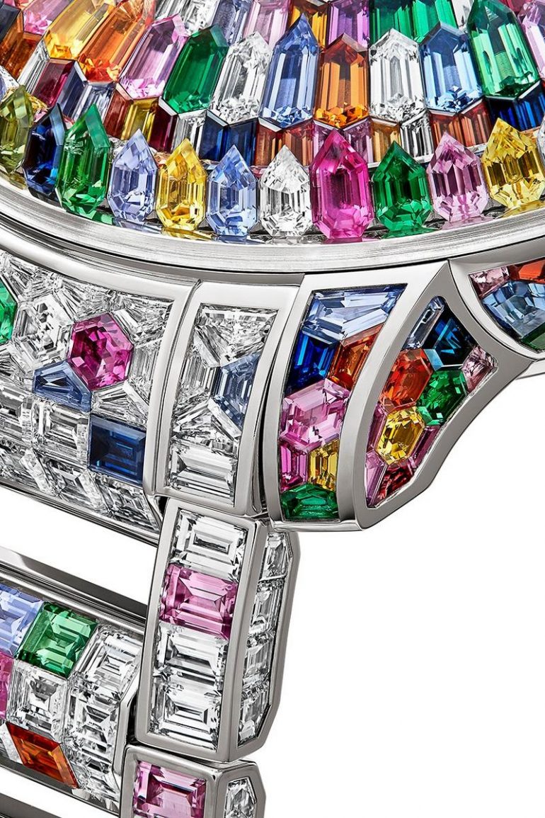 This $1.8 million Jacob & Co timepiece is studded with a staggering 1000  gemstones and they make it nearly impossible to tell the time :  Luxurylaunches